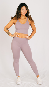 Mauve Second Skin High-Rise 7/8 Leggings